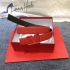 Valentino Leather Ceinture Red